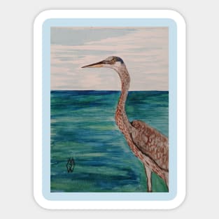 Great Blue Heron Sticker